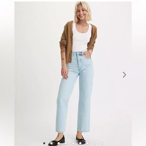 Levi’s straight ankle jeans